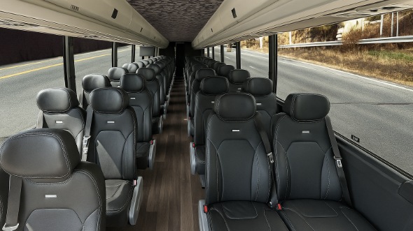 Interior of Delaware Party Bus Company's 35 Passenger Minibus in Delaware