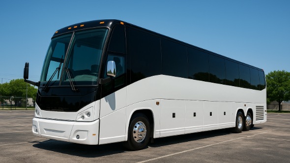 Exterior of Delaware Party Bus Company's 44 Passenger Charter Bus in Delaware
