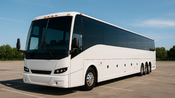 Exterior of Delaware Party Bus Company's 45 Passenger Charter Bus in Delaware
