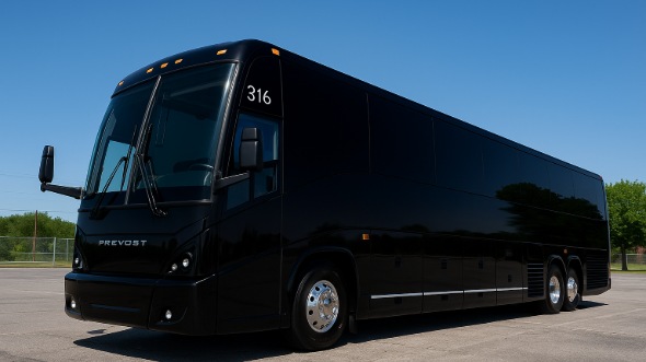 Exterior of Delaware Party Bus Company's 48 Passenger Charter Bus in Delaware