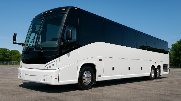 Exterior of Delaware Party Bus Company's 50 Passenger Party Bus in Delaware