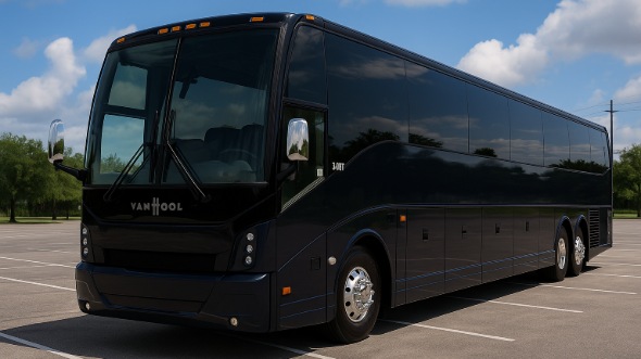 Exterior of Delaware Party Bus Company's 56 Passenger Charter Bus in Delaware